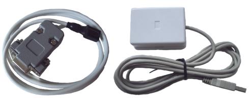 Кабель с COM-разъемом         Кабель с USB-разъемом